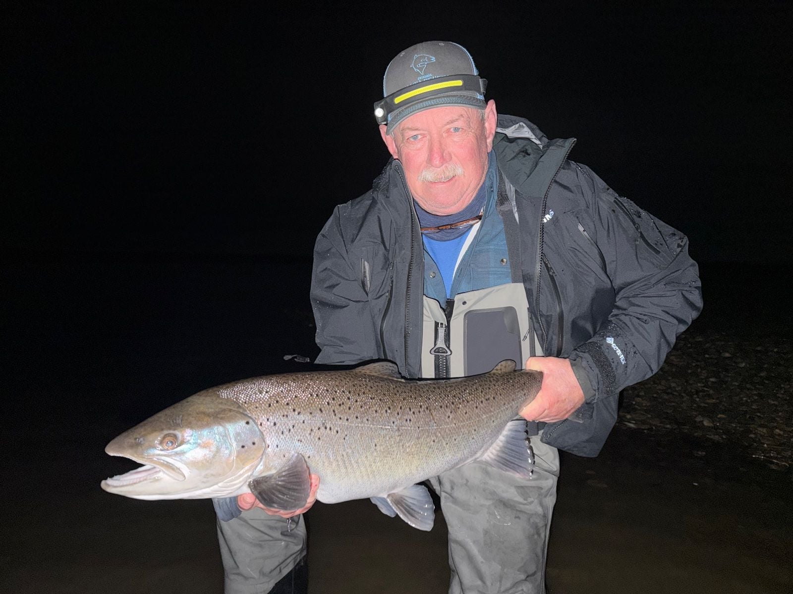 Sea Trout caught at Rio Grande, Tierra Del Fuego, Argentina