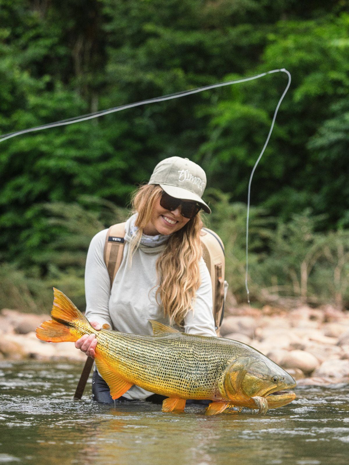 Golden Dorado caught at Bolivia