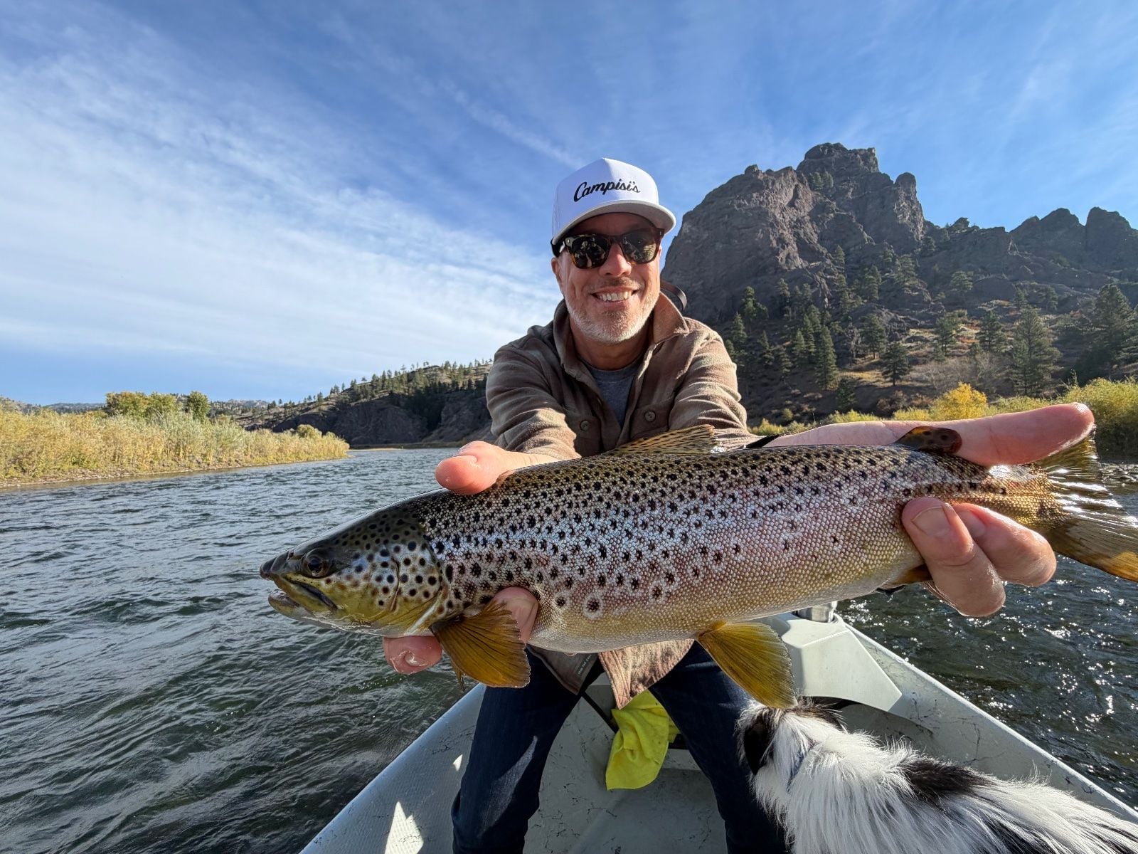 Brown Trout caught at Missouri River, Montana